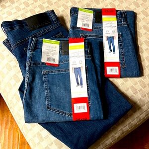 3 Brand New Eddie Bauer jeans 34x32